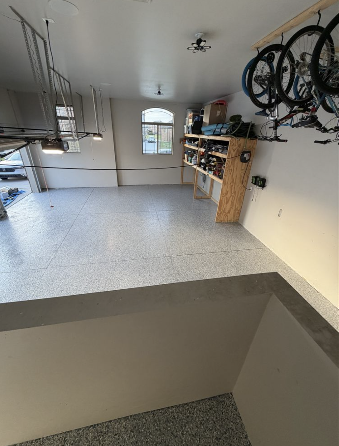 Epoxy floor install